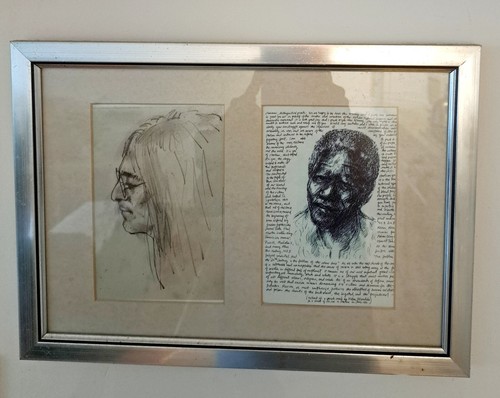 Harold riley signed print - signed,