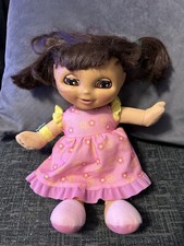 Dora The Explorer Sleepy Time Talking Doll Spanish To English Language Toy