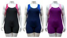 ACCLAIM Braga Ladies Classic Fit Boy Leg Swimming Costume Lined Front 2025