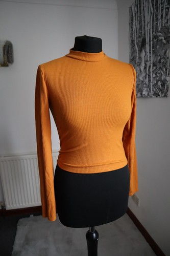 Primark orange ribbed - , knit