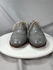 Grenson Grey Leather Brogues