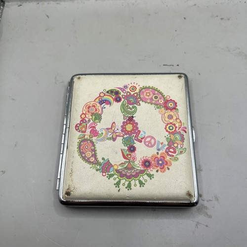 Vintage cigarette case leather - cigarette,
