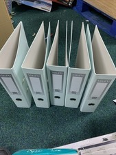 5x Lever Arch File Folders A4 75mm Document Storage Files Pastel OfficeCentre