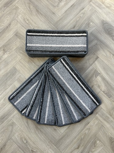 Striped stair carpet - striped,