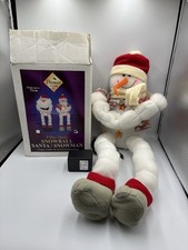 Vintage Premier Fibre Optic Snowball Snowman 75cm 29.5” Boxed - Tested & Working