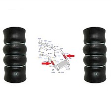 2X Intercooler Pipe Turbo Hose For Ford Focus I Fiesta 1.8 Tdci Tddi 1144861