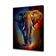 Raging Elephant Colourful