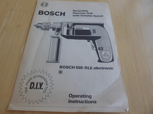Vintage bosh hammer - vintage, drill