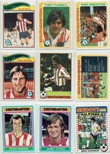 SOUTHAMPTON signed Topps