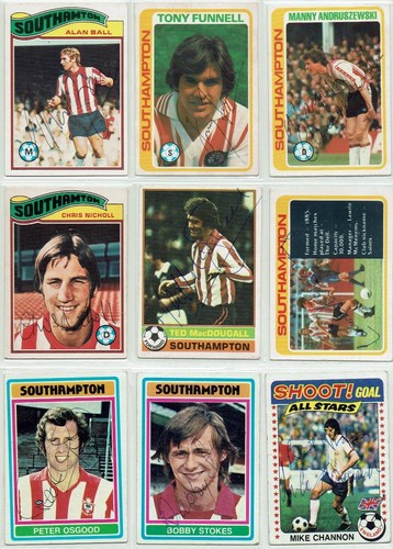 Southampton signed topps - southampton,