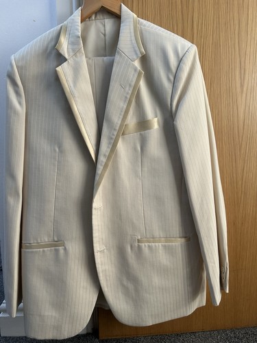 Men cream piece suit - piece,