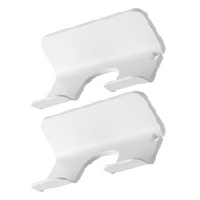  2 Pcs Wall-mounted Hair Dryer Holder Hairdryer Station Blow Stand