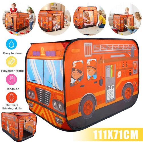 Pop fire truck play - truck, tent