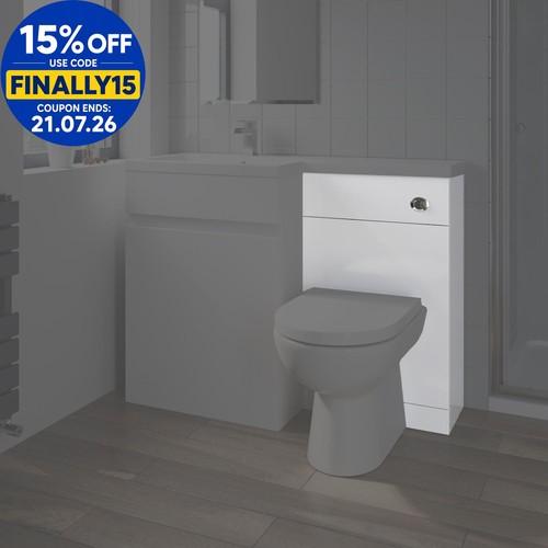 500mm toilet unit bathroom - 500mm, wc