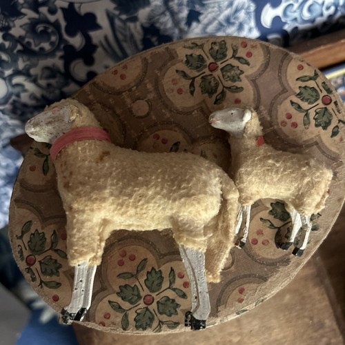 Two vintage putz - two, nativity
