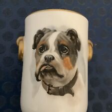 Bulldog Porcelain Vase Hand