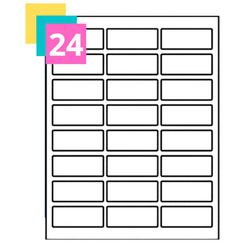 Labels per sheet - a4,