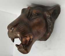 Large Metal Lion Head Wall