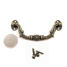 ANTIQUE BRASS 105mm PULL