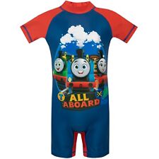 Thomas The Tank Surfsuit Kids Boys 12-24 Months 2-8 Years Swimwear All Aboard