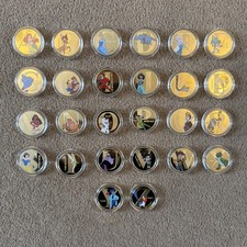 Disney A-Z 24Kt Gold Plated 26
