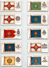 PLAYERS: Regimental Colours & Cap Badges (Territorials) 1907 Set 50 Cards