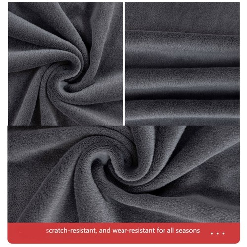 Velvet polyester armrest - polyester,