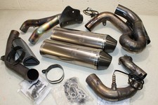 DUCATI 1098R 1198R 1198 LEO VINCE SBK CORSA TITANIUM FULL EXHAUST SYSTEM BAFFLES