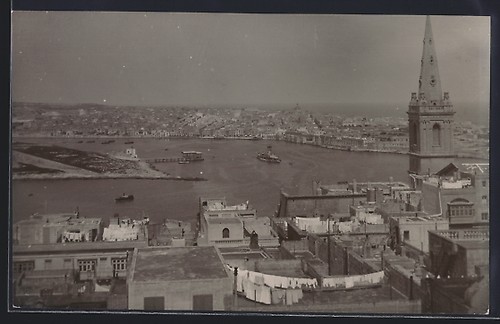 Photo postcard malta city - postcard,