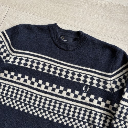 Fred perry 100 lambswool crew - fred, 100%