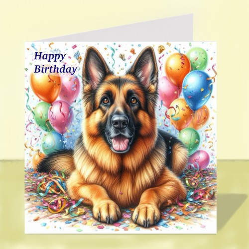 German shepherd dog - german, birthday