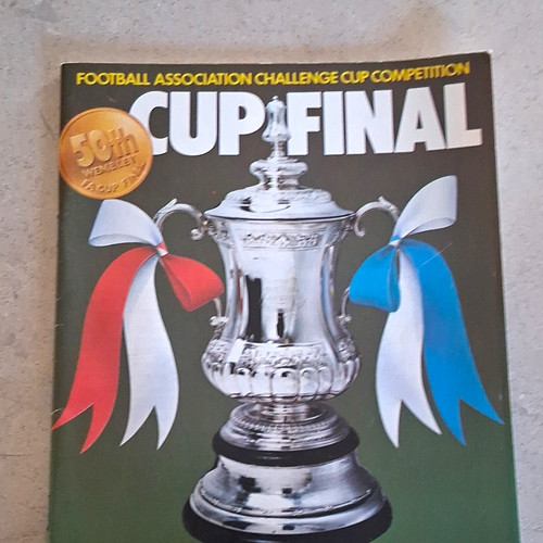 Cup final programme 50th - programme,
