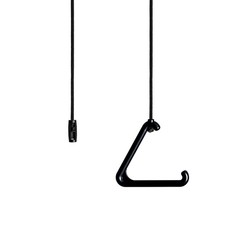 Black Pull Cord and Handle.Bathroom/Shower Pull Cord, Triangle Handle and String
