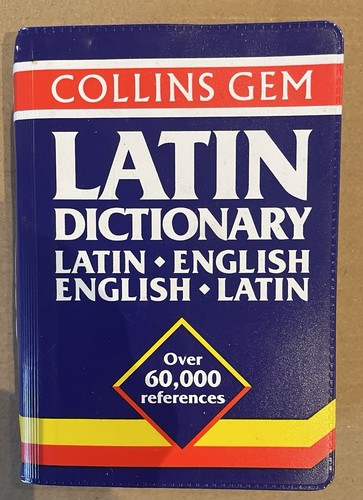 Collins gem latin english - gem, latin/english