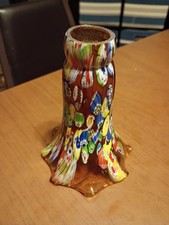 Vintage Glass Oil Lamp Shade