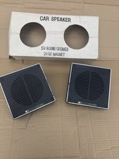 Vintage Pye Audio square wedge parcel shelf speakers unused (UU248)