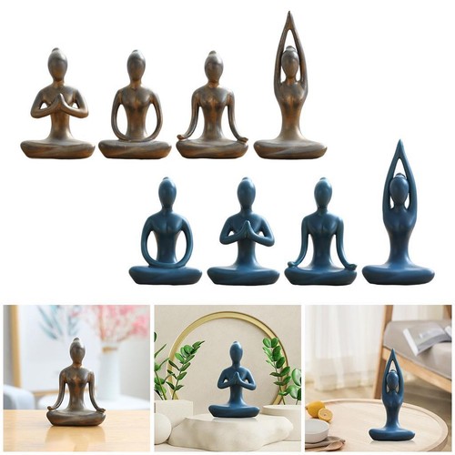 Character yoga girl ornaments - yoga,