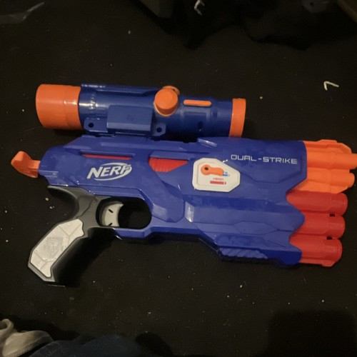 Nerf dual strike blue orange - dual-strike, blue/orange