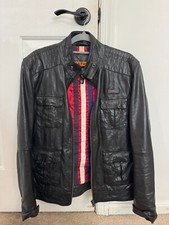 SuperDry Leather Moto Jacket