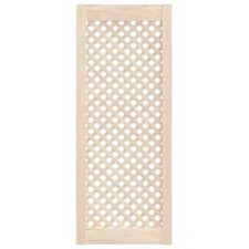 NATURAL Plain FRONT Lattice DOORS Pine Wooden Louvre Cabinet Cupboard Wardrobe