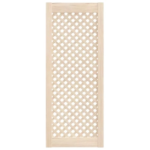 Natural plain front - natural, lattice