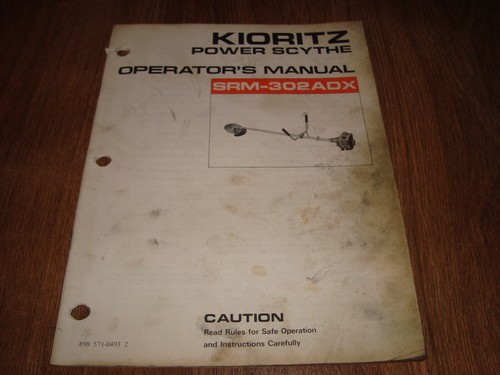 Kioritz power scythe - kioritz, operators
