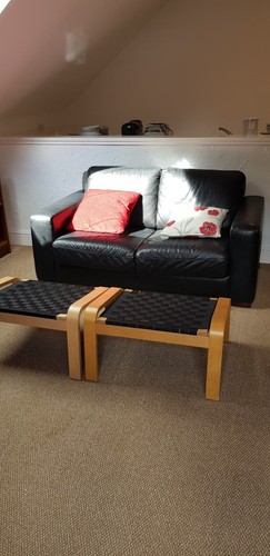 Natuzzi seater black sofa - natuzzi,