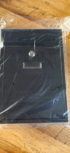 Black metal wall mounted - black,