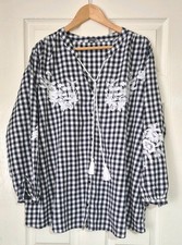 Womens Size 24 Evans Gingham