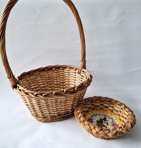Vintage madeira wicker - madeira, basket