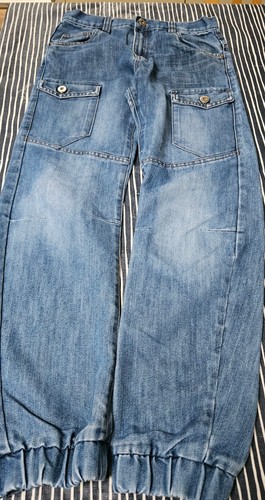 Curved leg denim - denim, blue