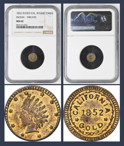 Crude 1852 california gold - crude, 1/4