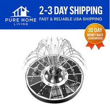 Solar-Powered Glass Fountain