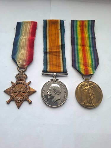 Wwi medal trio second - medal, trio,second